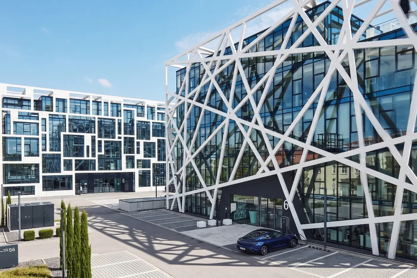 Bürogebäude QBIG One an der Lise-Meitner-Straße in Heilbronn